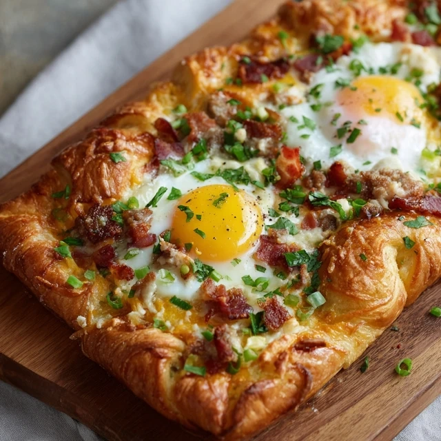 Crescent Roll Breakfast Pizza