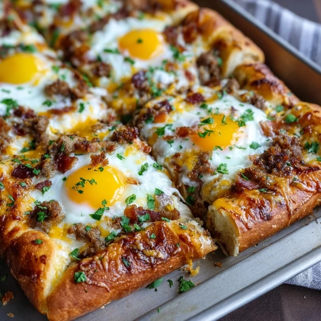 Crescent Roll Breakfast Pizza