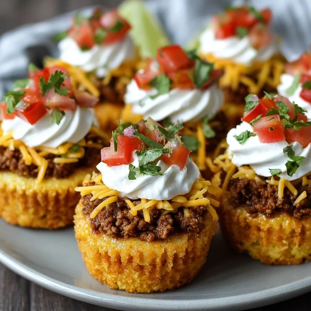 Taco Cupcakes Recipe