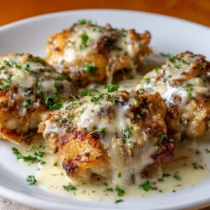 Easy French Onion Dip Baked Chicken Thighs Recipe