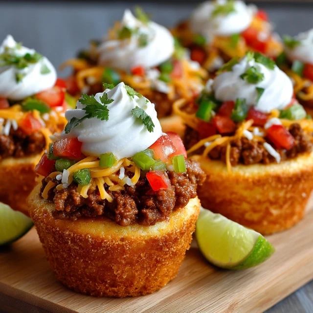 Taco Cupcakes Recipe
