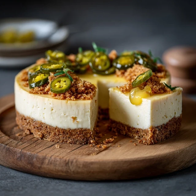 tangy pickle cheesecake