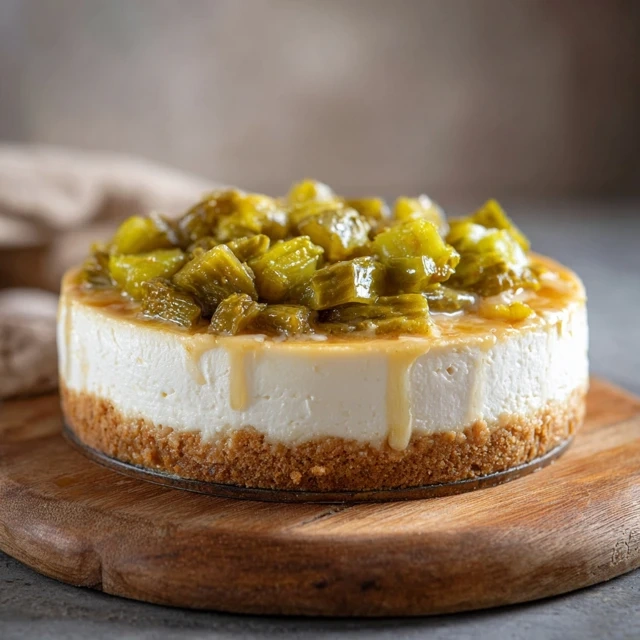 tangy pickle cheesecake