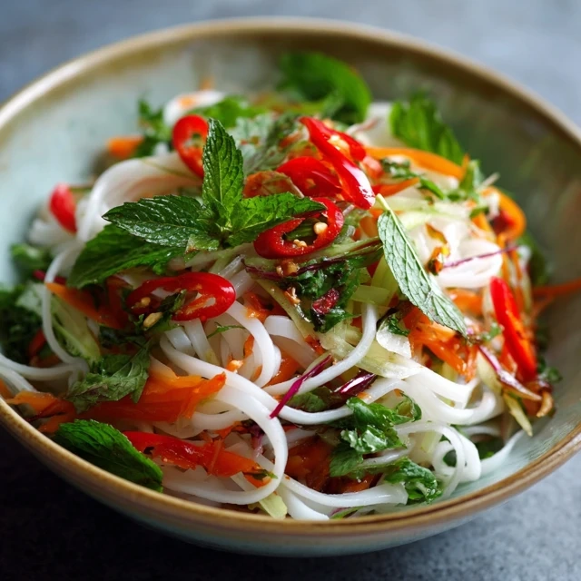 Delicious Vietnamese Noodle Salad