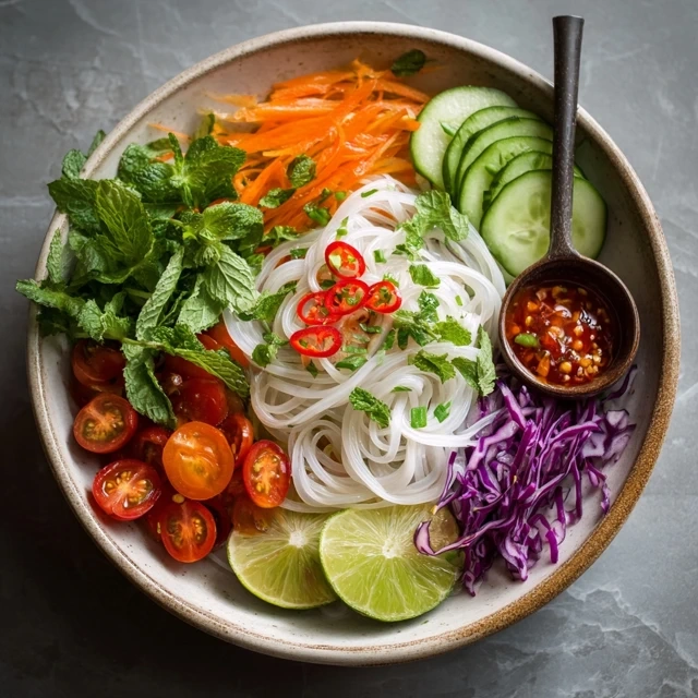 Delicious Vietnamese Noodle Salad