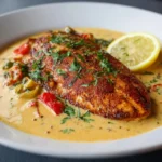 Red Snapper with Creamy Creole Sauce